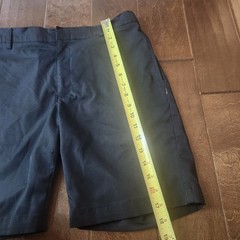 Dennis Uniform Boys Husky 16 Black School Uniform Shorts Flat Front