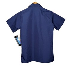 Boy Scouts of America Cub Scout Uniform Shirt Youth Medium Blue NWT USA Flag