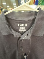 IZOD School Uniform Polo Long Sleeve Husky Sz M (10/12)