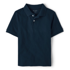 BRAND NEW The Children’s Place Boys Uniform Pique Polo Nautico Navy