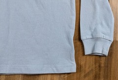 School Uniform Long-Sleeve Polo Shirt for Boys Sz 6-7 Regular Light Blue