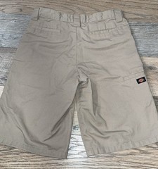 Dickies Boys’ Khaki Shorts Adjustable Waist Pre Owned