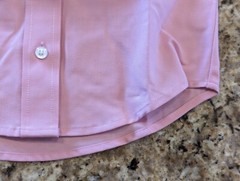 Classberry Kids Uniform long sleeve button up shirt Pink size 4