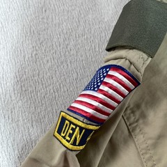 Boy Scouts Of America Shirt Youth Medium Beige Uniform Patches 100 Years 2010