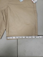 Cat & Jack Boys School Uniform Khaki Shorts Beige Stretch Sz 12 Husky NWT