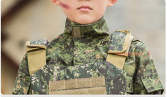 Children’s Camouflage Suit Special Forces Military Training Uniform with Helmet