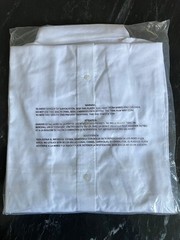 IZOD Young Men’s Long Sleeve Button-Down Oxford Shirt Uniform, White, Size S