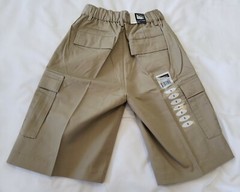 UNIVERSAL SCHOOL UNIFORM-PLATED FRONT KHAKI BOYS SHORT SIZE #8 – A9/11