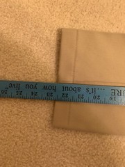 LANDS END Khaki School Uniform Perfect Chino Pants Boys 8 INSEAM 22.5 In NEW $36