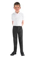 Boys Quality*-*REGULAR slim FIT SLIM LEG*Trouser*ELASTICATED waist 8-13yrs-NEW