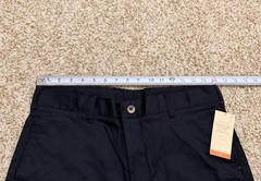 French Toast Boys Uniform Flat Front Shorts Husky Black Size 16