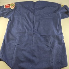 Vintage Boy Scouts Of America Cub Scout Shirt Youth Medium Uniform Patches 1980s