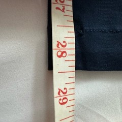 Cat & Jack Pants 14 Husky Boys Flat Front Adjustable Waist Navy School Chinos