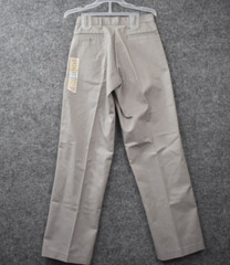 Dickies School Wear Boy 16 RG Pleated Front Gray Pant 27×31 Straight Leg Uniform