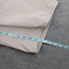 Nautica Shorts Boys 18 Beige School Uniform Twill Flat Front Chino Bermuda