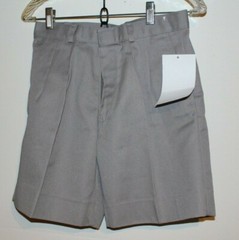 New CARTER’S School Uniform Shorts Boys 14 Khaki Pleated Front Wrinkle Free NWT