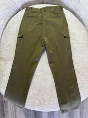 Boy Scouts Of America Pants Boys 32×30 Green Cargo Twill Official Uniform BSA