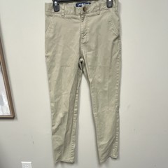 French Toast Boys Beige Uniform Pants 16 Straight Fit Stretch Twill Blend