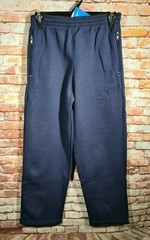 BNWT Boys Sz 14 LW Reid Brand Navy Blue Zip Pocket Elastic Waist Track Pants