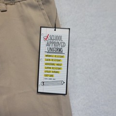 Lot of 2 Slazenger School Uniform Khaki Boys Pants Size Large NWT