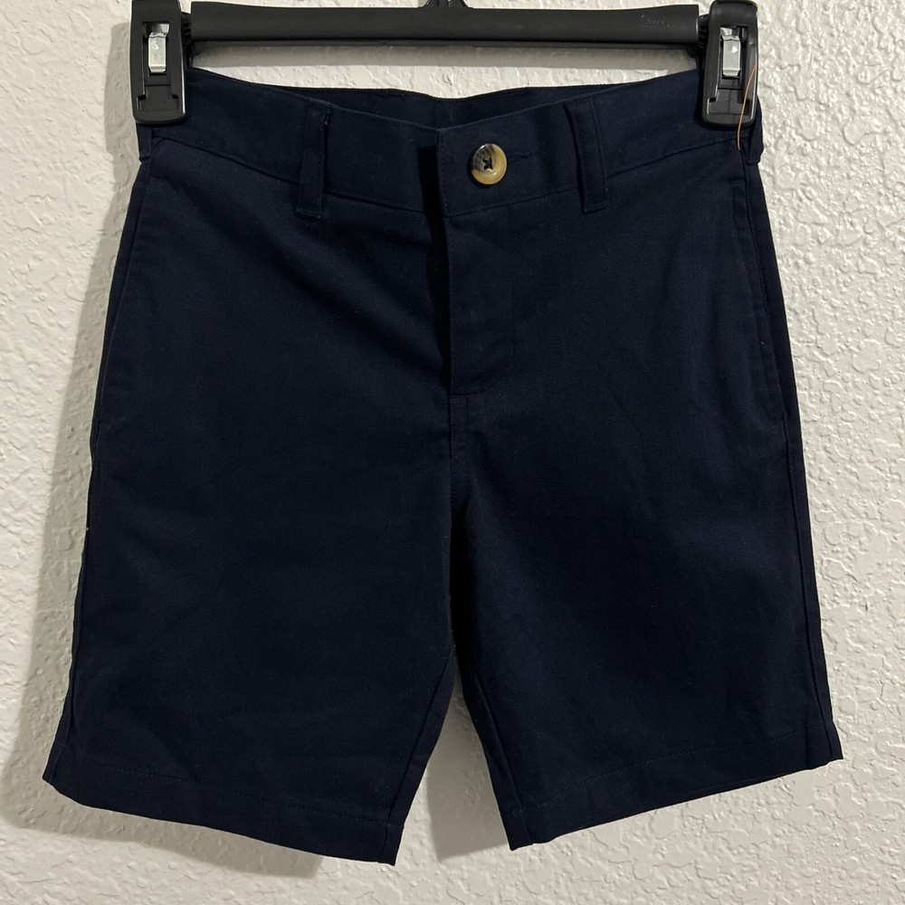 French Toast Boys 5 Button Front Shorts – Navy School-ware Free Shipping