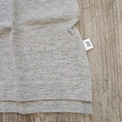 Gap Kids Polo Shirt Lot of 2 Boys M Gray Uniform Short Sleeve School Basics