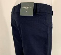Eddie Bauer School Pants Uniform Girls Navy Blue 2 Pockets Size 20