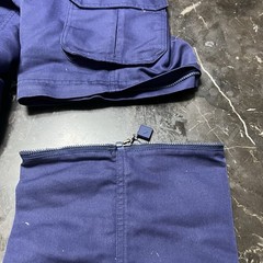 Boy Cub Scouts BSA Switchback Convertible Cargo Pants Size 14 Blue Uniform Zip