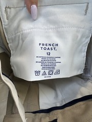 French Toast Boys’ Uniform Straight Fit Adjustable Waist Pants Size 12