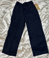 NEW TAG FRENCH TOAST RELAXED PULL UP PANT NAVY BLUE BOYS SIZE 6 SCHOOL UNIFORM