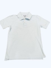 Children’s Place & Osh Kosh Boys’ Light Blue Polo Shirts Lot of 2 Sz 7/8 Preppy