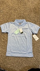 Lot of 3 Ibiley NSU University School Uniform Polo Shirts Youth Size 6/7 Blue NW