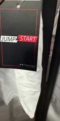 JUMP START UNIFORMS Unisex White Polo Shirt Size 20 NWT School Uniform Pique