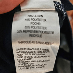 NWT French Toast Relaxed Fit Boys School Uniform Pants: Wrinkle no More: Navy Bl