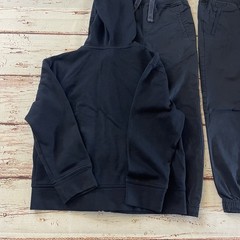 IZOD Boys Approved Schoolwear Stretch Jogger Pants Size 8 & Old Navy Hoodie 8