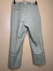 Boy’s Waist 28 School Uniform Pants Chino Straight Leg Beige Flat Front Mid Rise