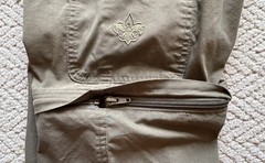 BSA Boy Scouts Uniform Switchback Convertible Pants Olive Green Size 16 Youth