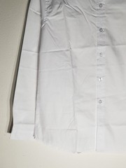 SOLOCOTE Boys White Dress Shirt Long Sleeve Uniform Blouse Formal Size 11-12Y