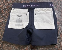 3pc- french toast boys uniform School Adjustable Short Short Navy Blue Size6