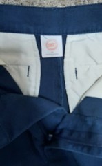 Wonder Nation Boys Uniform Shorts Blue Size 14 Cotton Blend Button Closure