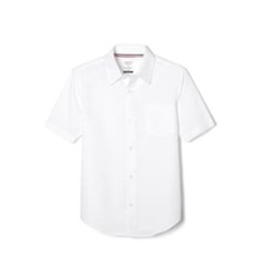 French Toast Short Sleeve Dress Shirt In White Size 20 Husky