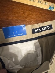 French Toast Boys Khakis Pants Size 12 Husky Relaxed Fit Adjustable Waist