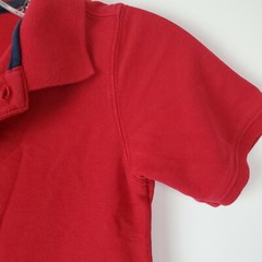 Wonder Nation Boys Red Polo Shirt Size 6-7 SS Cotton Uniform