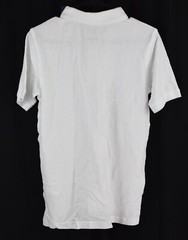 French Toast Boys Short Sleeve Pique Polo Uniform Shirt White Size 14/16
