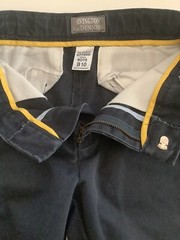 School Short Irvington By Dennis Uniform School Navy Flat Front 10 Reg 077000