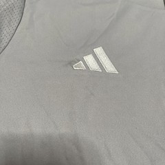 Adidas Youth Futbol Soccer Jersey Light Gray & White East Hanover Size Large