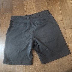 Dennis Uniform Boys 14 Husky Black School Uniform Shorts Flat Front