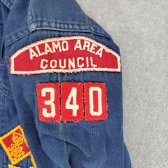 Vintage Boy Scouts BSA Cub Scouts Uniform Boys 8-10 Blue Shirt Pants Patches
