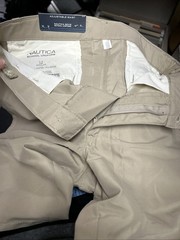 NEW Nautica Boys Khaki School Uniform Shorts Size 12 Regular