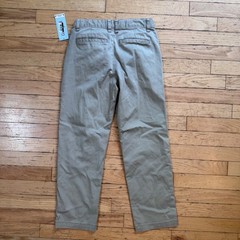 Cat & Jack Boy Straight Fit School Uniform Chino Pants Vintage Khaki Size 12 NWT